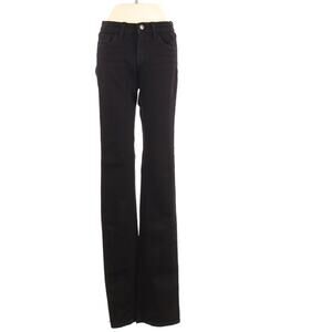 J BRAND Black Mid-Rise Cigarette Jeans Womens Size 25 Tall Slim Fit Casual Pant